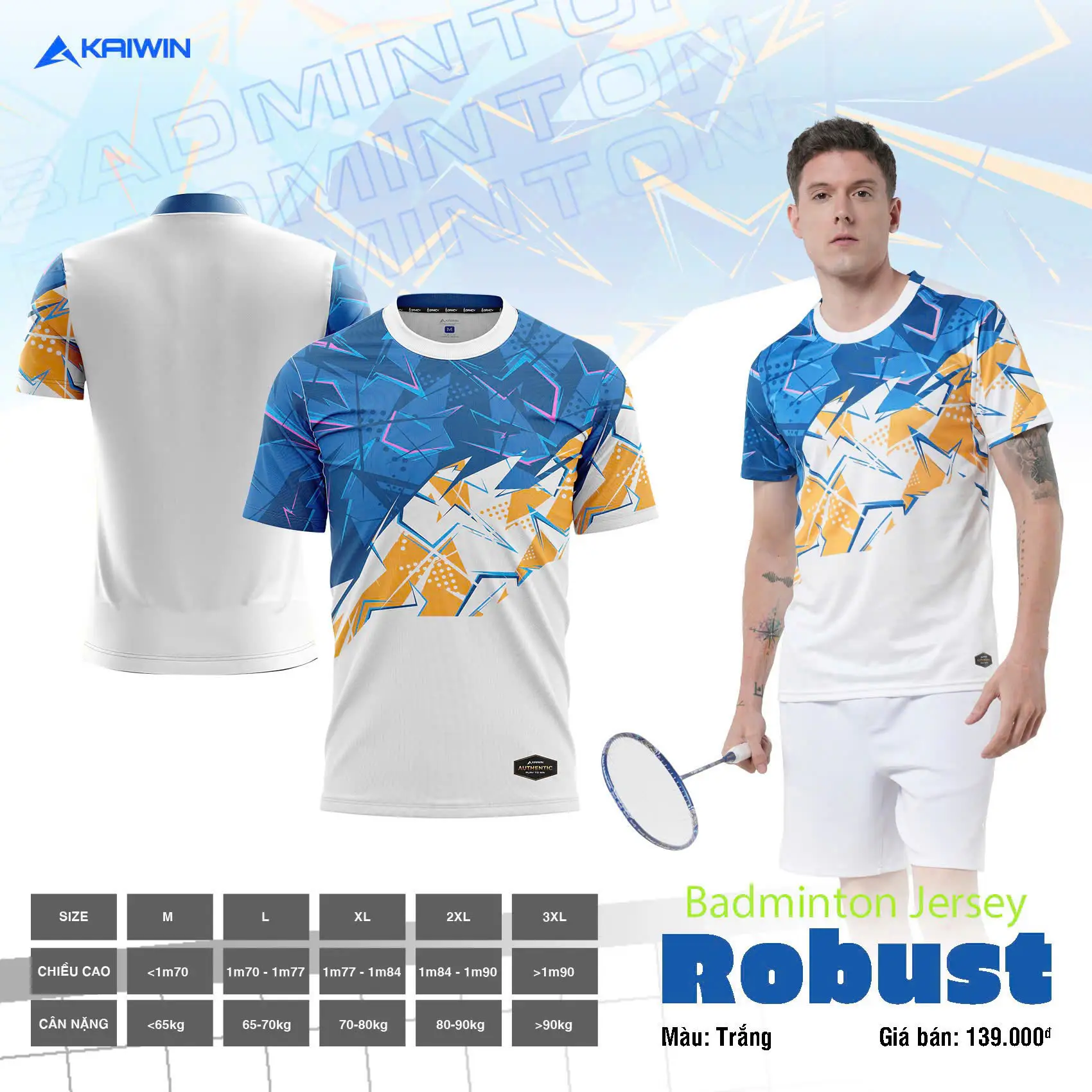 🔥 BST ÁO CẦU LÔNG - PICKLEBALL - ROBUST 🔥🔒 Click vào để xem thêm nhiều màu - Hình ảnh 2