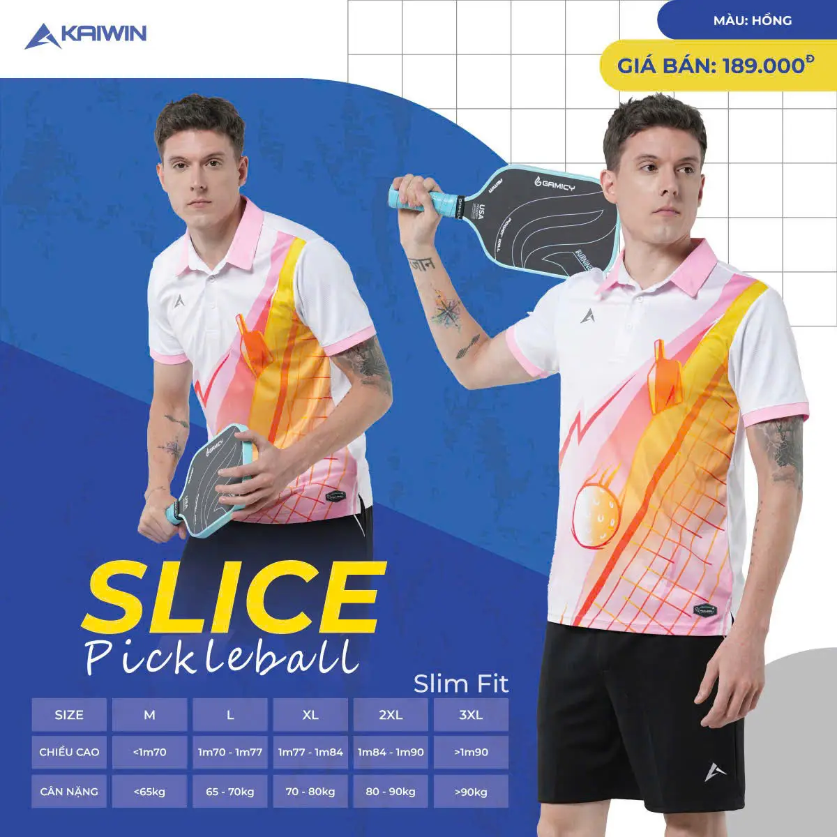 🔥 BST ÁO CẦU LÔNG - PICKLEBALL - SLICE 🔥🔒 Click vào để xem thêm nhiều màu - Hình ảnh 7