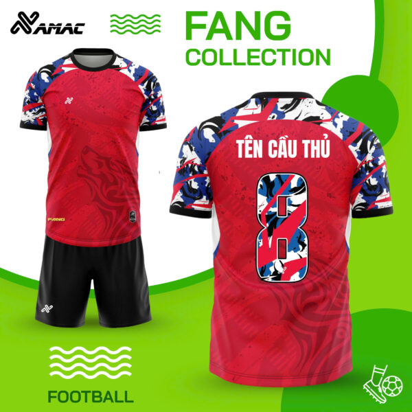 Áo bóng đá BST FANG - Vải mè thoáng mát - Hình ảnh 4