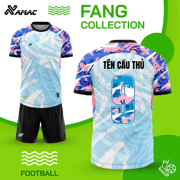 Áo bóng đá BST FANG - Vải mè thoáng mát - Hình ảnh 3